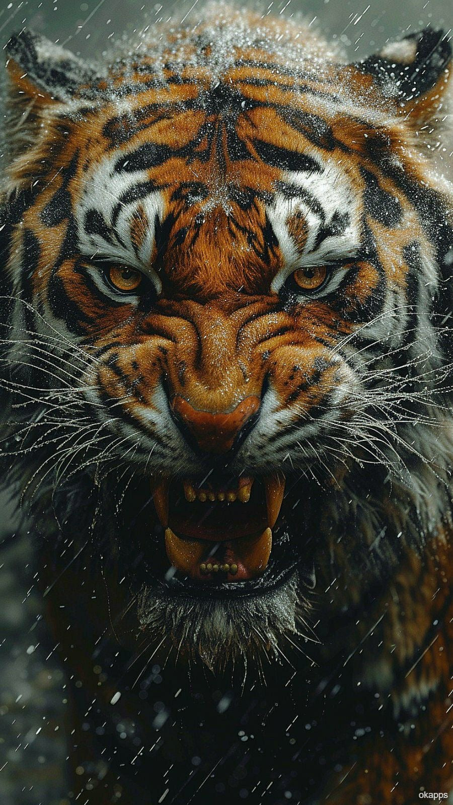 Roar of Power – Tiger Canvas Frame