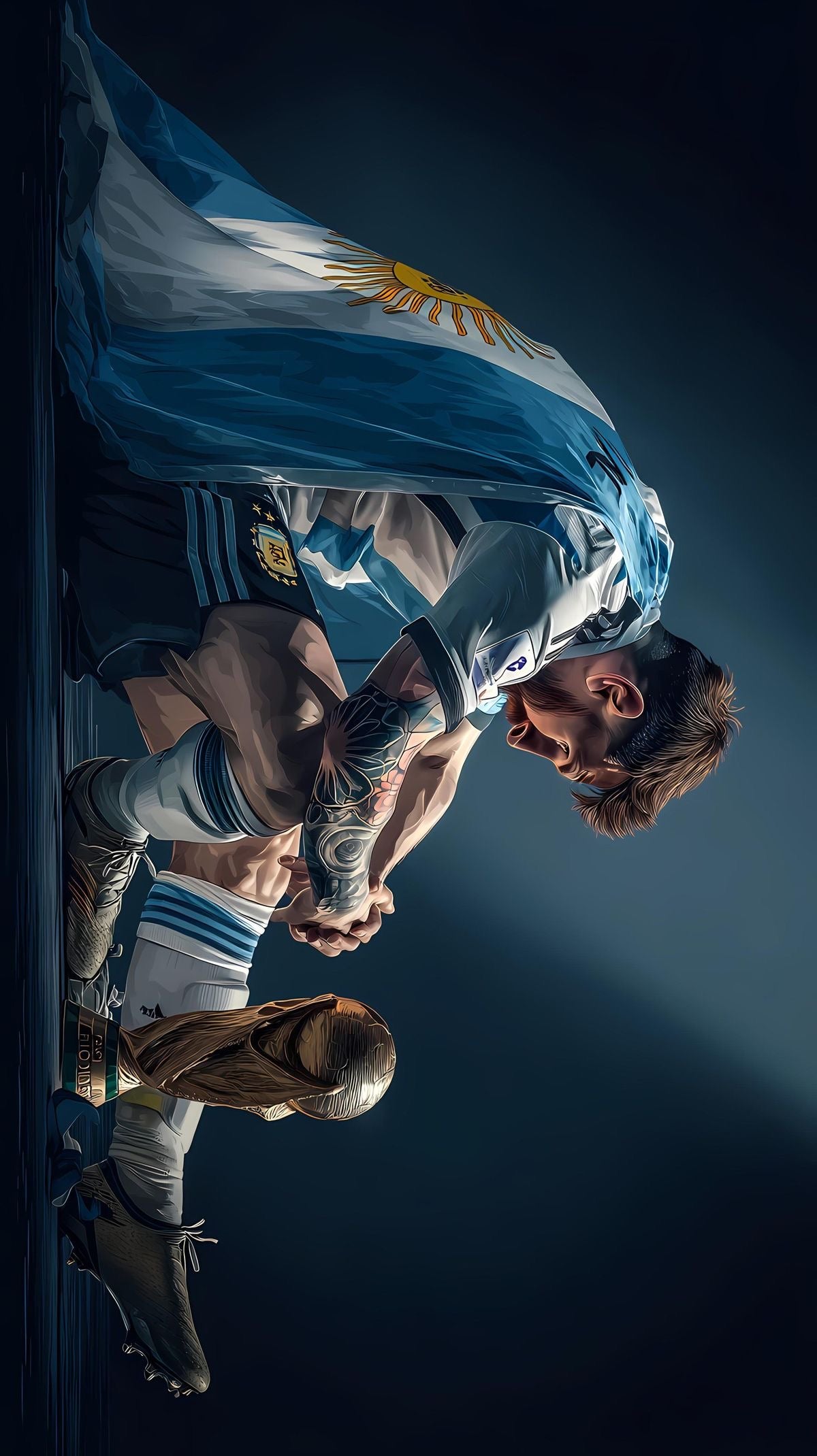 Champion’s Calm – Messi Legacy Wall Art