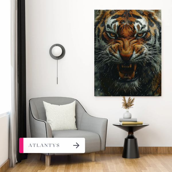 Roar of Power – Tiger Canvas Frame