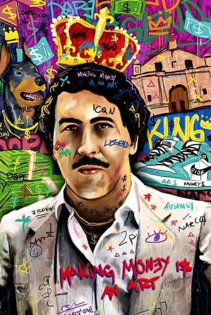 The Kingpin Legacy – Pablo Escobar Canvas