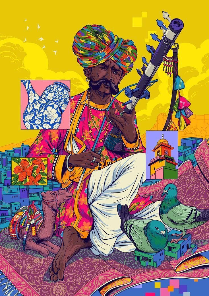 Melody of the Desert – Rajasthani Musician