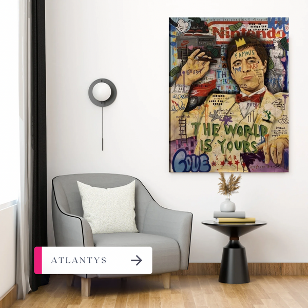 Built from Nothing – Scarface Wall Art