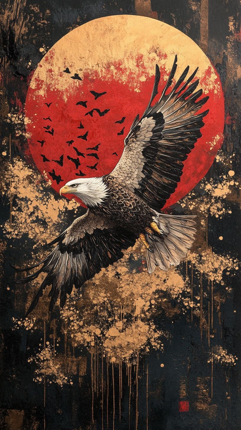 Eyes of Freedom – Eagle Wall Frame