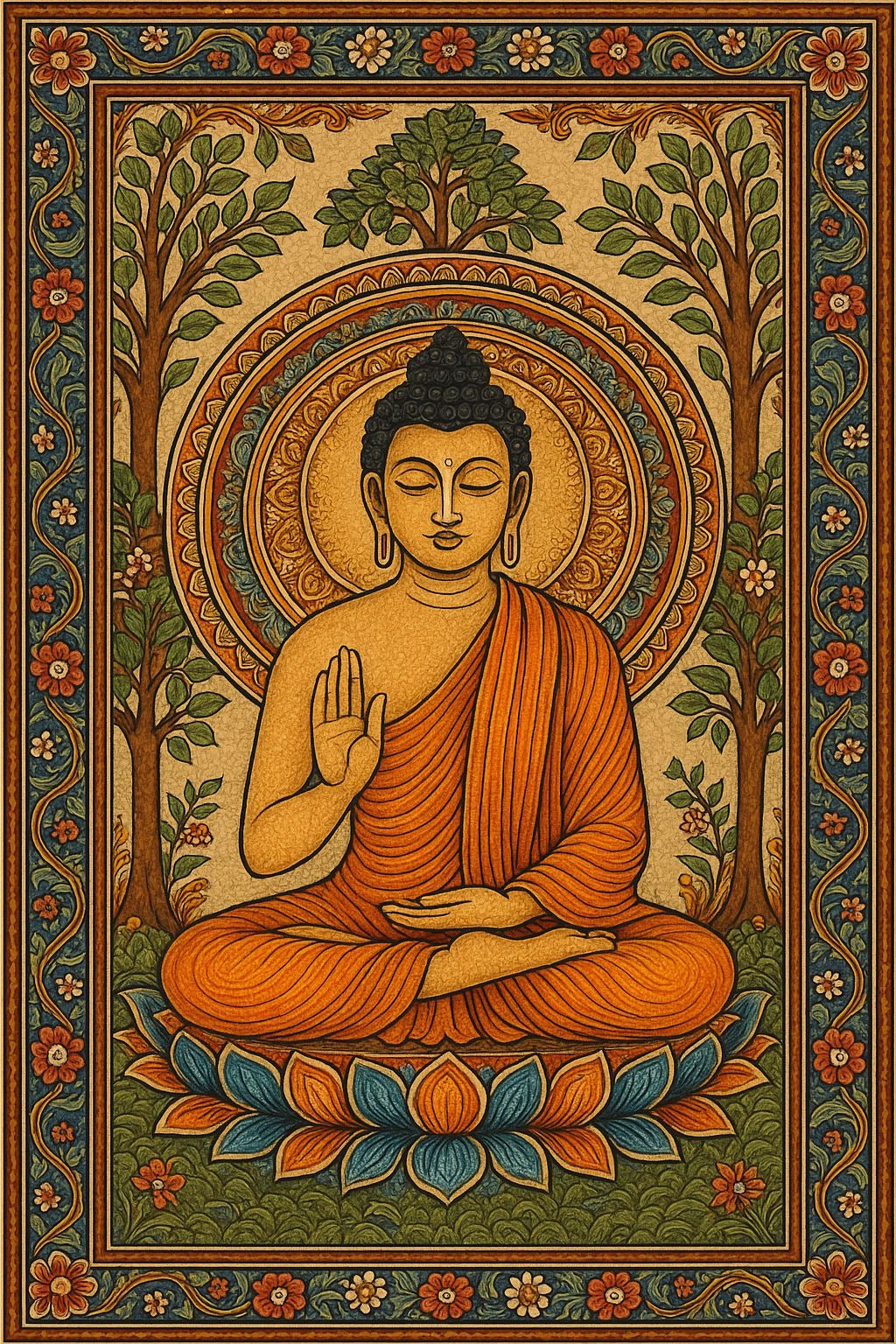 Path to Enlightenment – Buddha Wall Frame