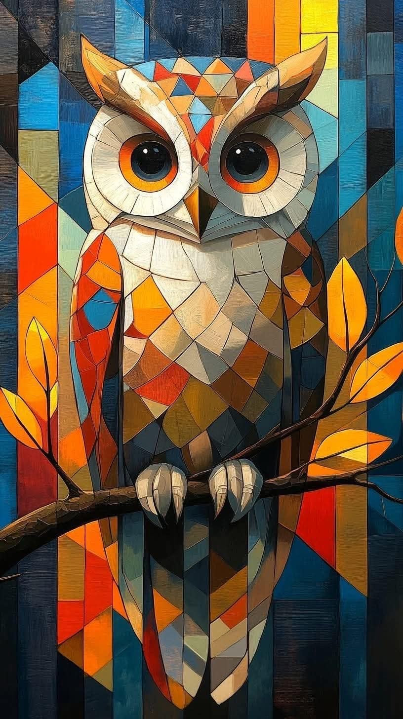 Eyes of Wisdom – The Owl Canvas Art