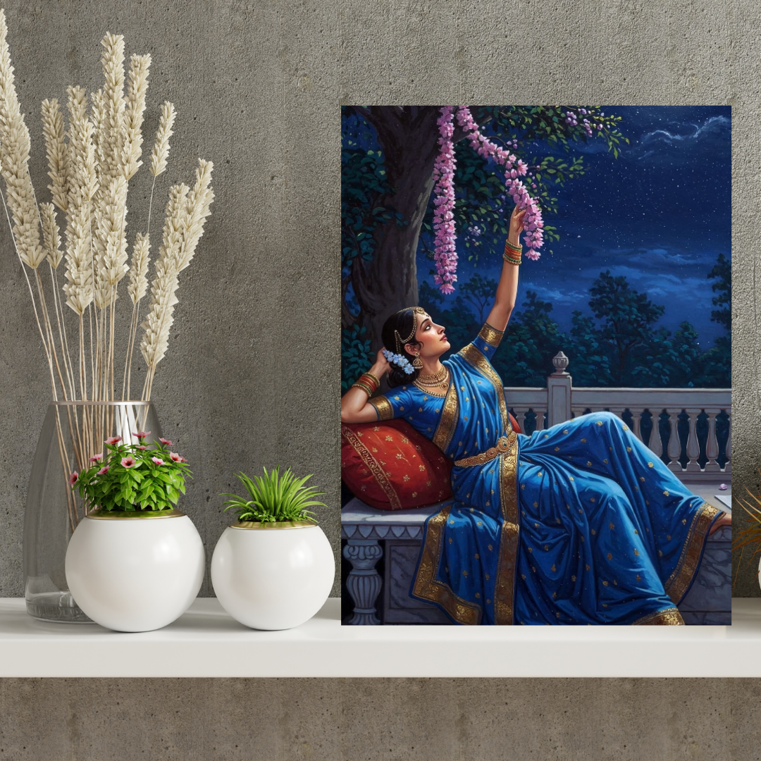 Dreams in Bloom – Indian Woman