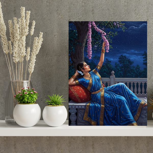 Dreams in Bloom – Indian Woman