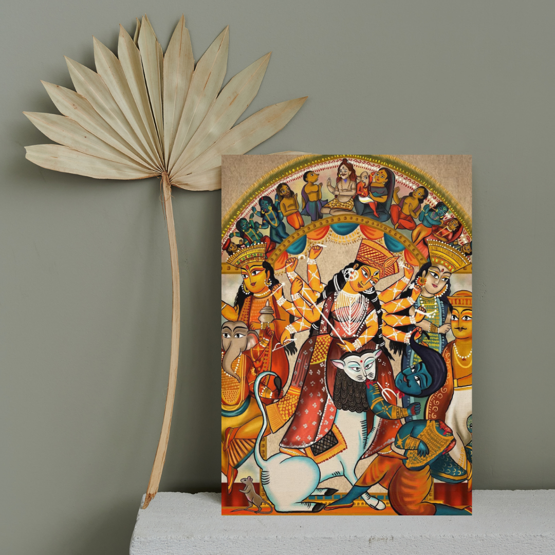 Triumph of Good – Maa Durga Slaying Evil