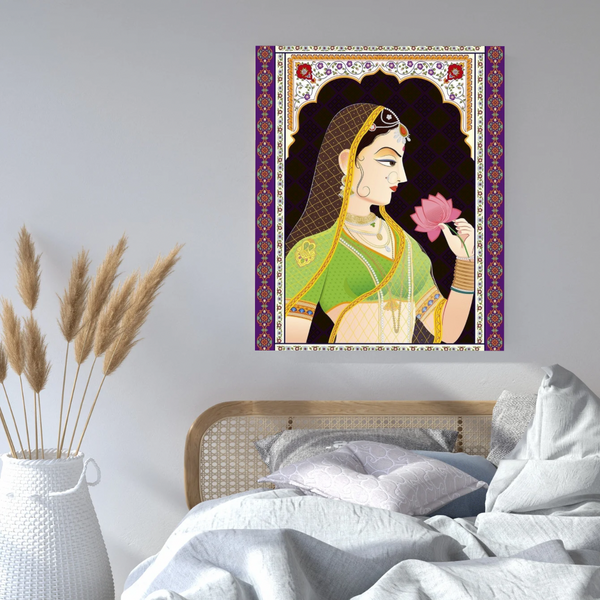 Fragrance of Peace – Woman with Flowers