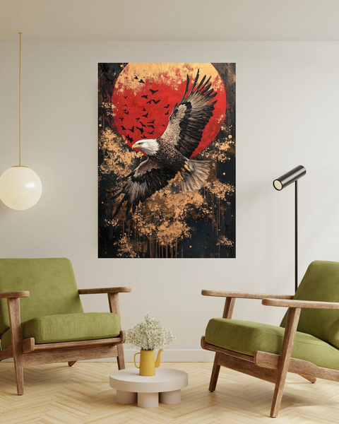Eyes of Freedom – Eagle Wall Frame