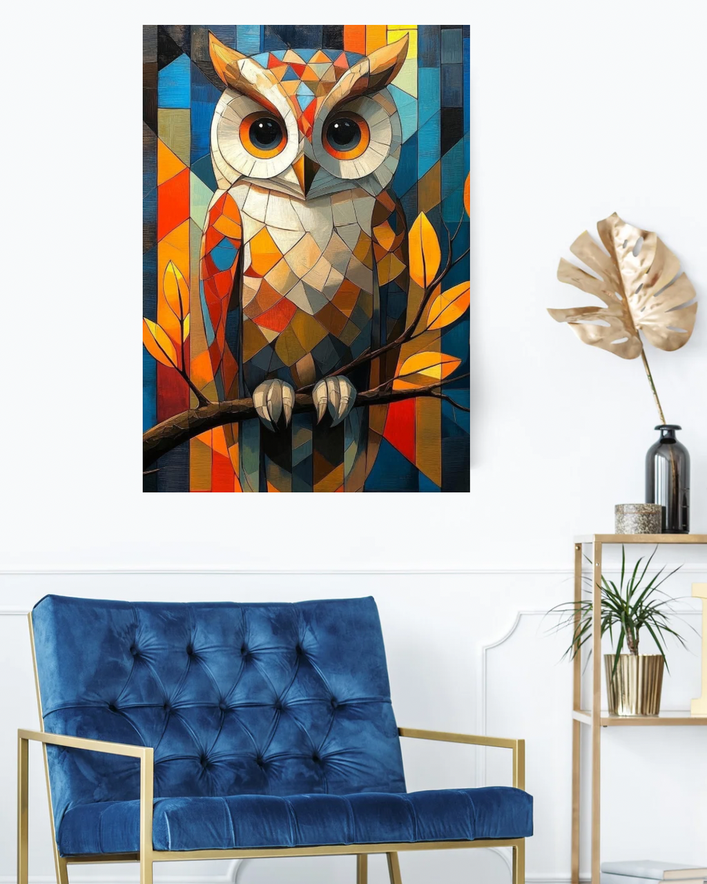 Eyes of Wisdom – The Owl Canvas Art